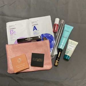 Ipsy collection - masks - brush - eye cream - brow gel - eyeshadow & more